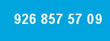 926 857 57 09 926 857 57 09
